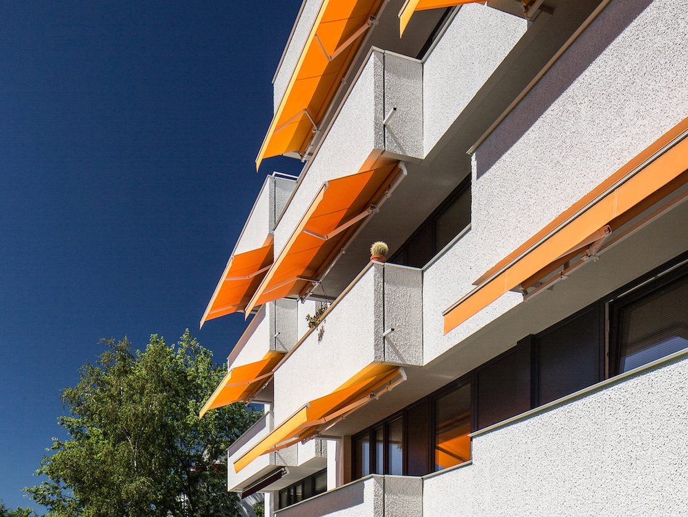 Fassade Mehrfamilienhaus Freiburg