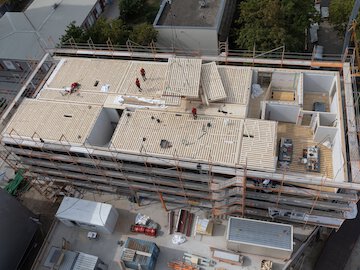 Perspektive Wohn- und Geschäftshaus Bugginger Strasse